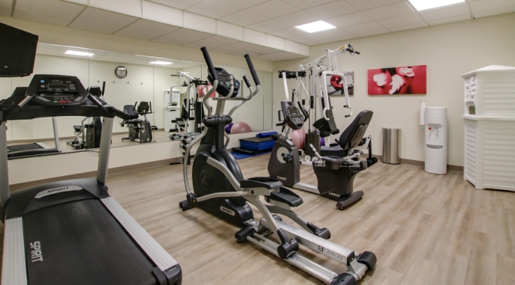 The fitness centre at Best Western Colonel Butler Inn in Niagara-on-the-Lake. 